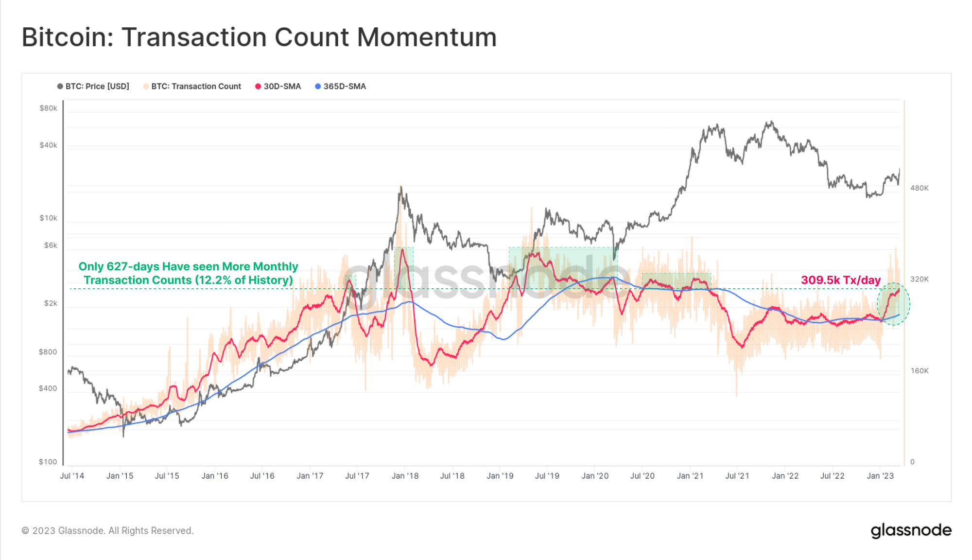 Bitcoin Transaction Count