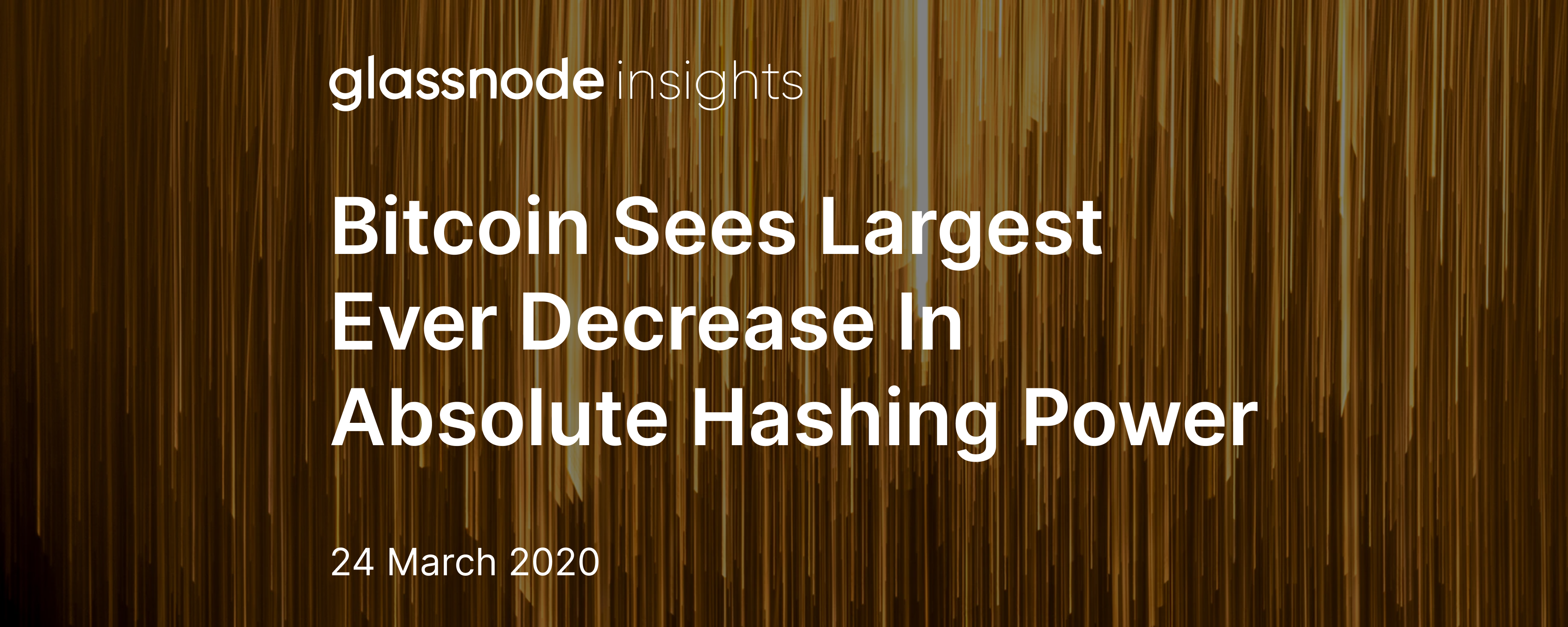 Bitcoin Sees Largest Ever Decrease In Absolute Hashing Power