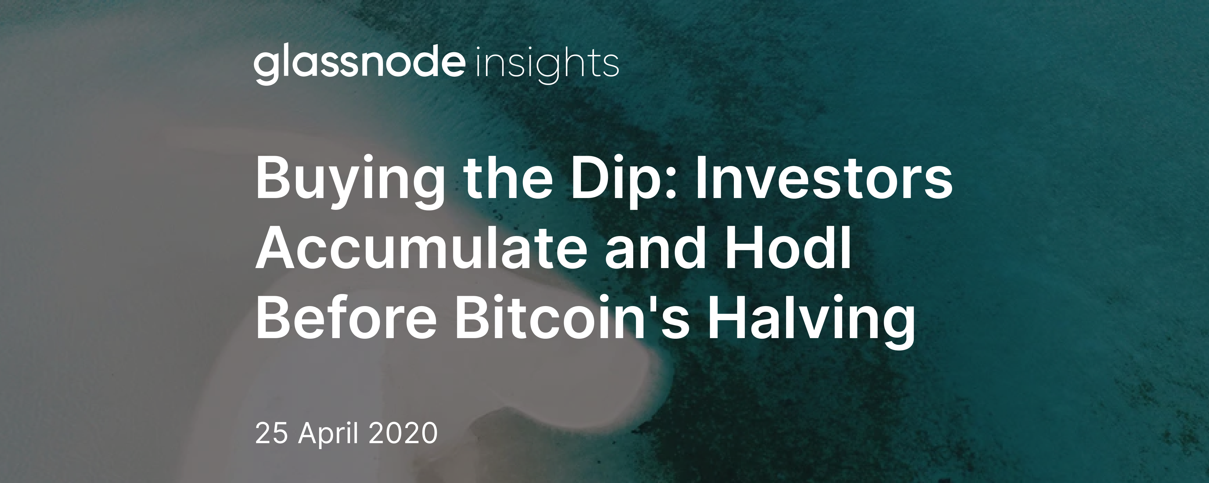 Buying the Dip: Investors Accumulate and Hodl Before Bitcoin's Halving