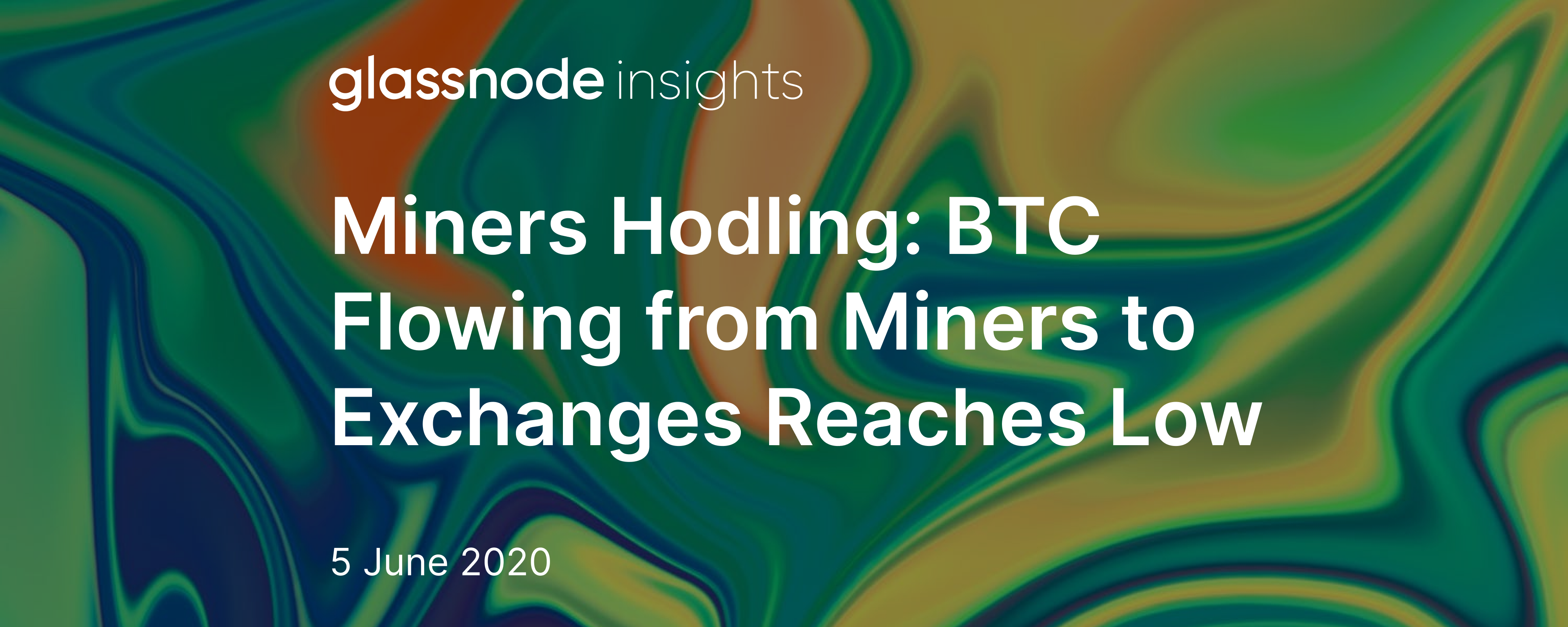 Miners Hodling: BTC Flowing from Miners to Exchanges Reaches 1-Year Low