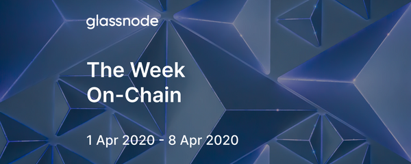 The Week On-Chain (1 Apr 2020 - 8 Apr 2020)