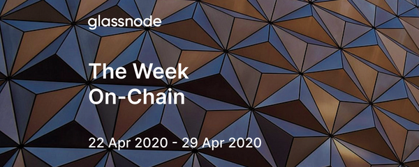 The Week On-Chain (22 Apr 2020 - 29 Apr 2020)