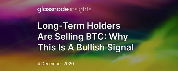 Long-Term Holders Are Selling BTC: Why This Is A Bullish Signal